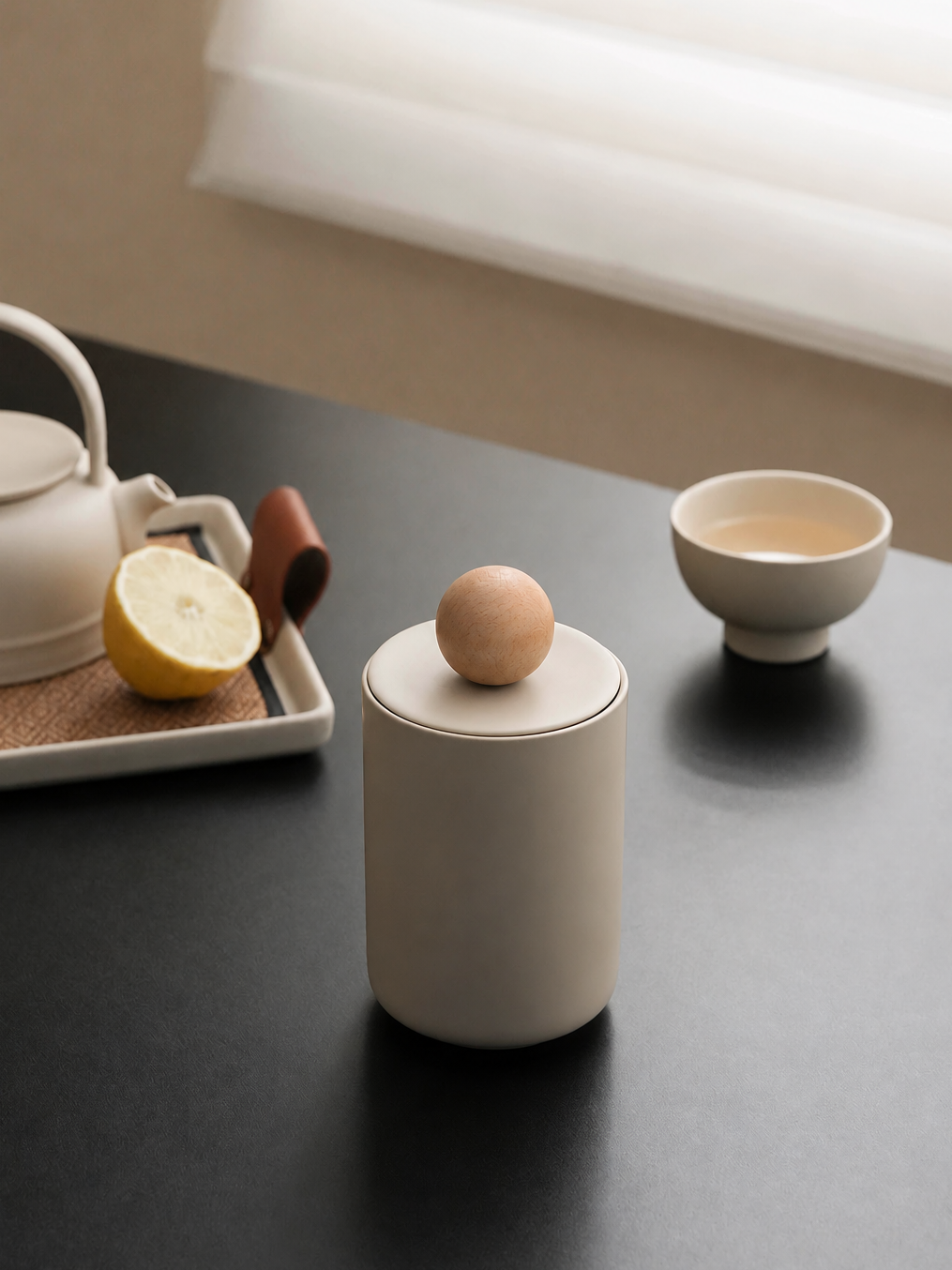 de- Tea Canister